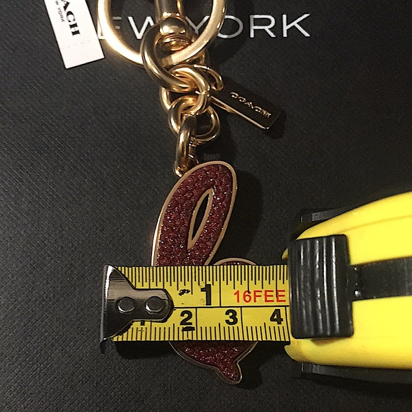 COACH SIGNATURE BAG CHARM (NWT) - Picture 11 of 13